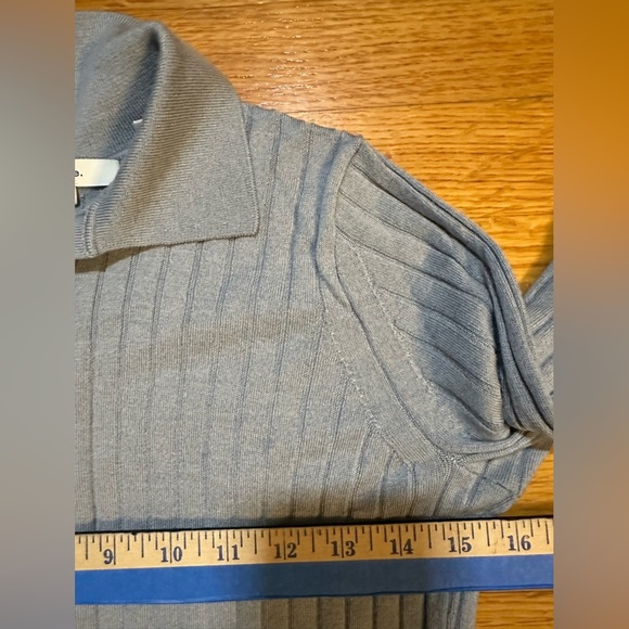 Vince Women's Ribbed Polo Pullover size XS (d)4 - Picture 5 of 7